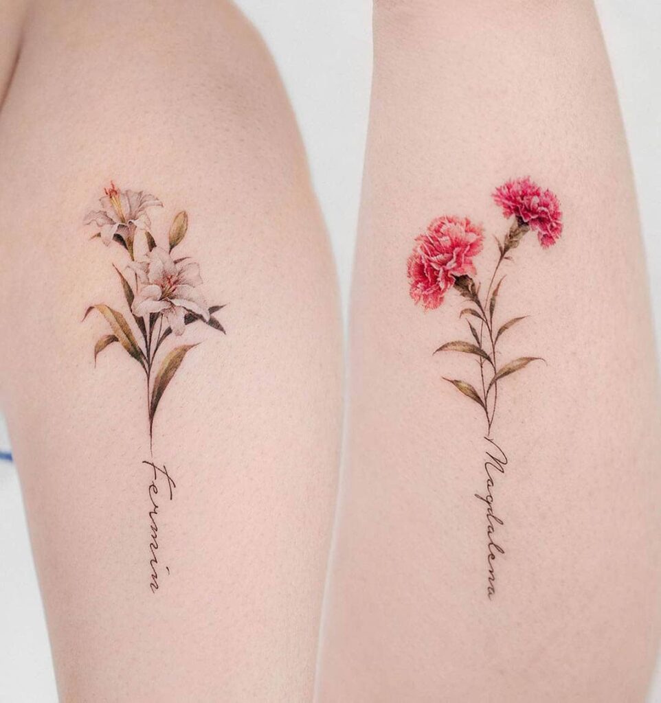 Birth Flowers  Over 50 Best Birthday Flower Tattoo Ideas  Tattoo Stylist