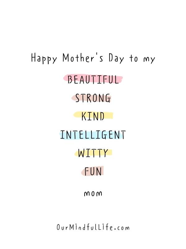 Mother's day quotes and paragraphs to say thank you to mom 