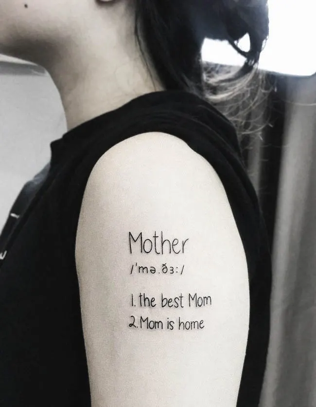 Sweet Mom and Son Tattoos for that Special Bond  Tattoo Glee