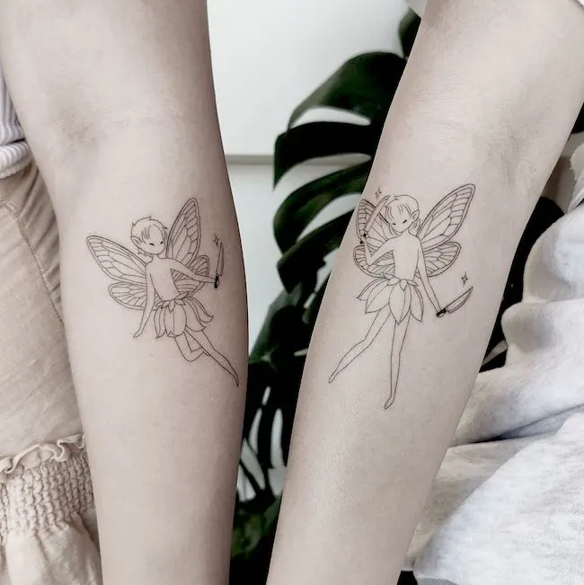 41 Matching Twin Tattoos To Honor The Unbreakable Bond