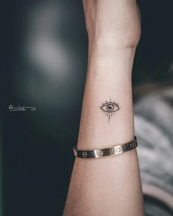 Vector Collecton Line Art Mystic Eyes Tattoo Set Of Providence Sight  Witchcraft Symbol Evil Eye Amulet Esoteric Sign Stock Illustration -  Download Image Now - iStock