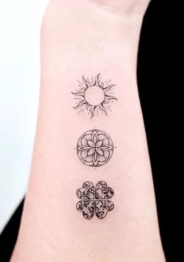 Elegant Symbolic Tattoos