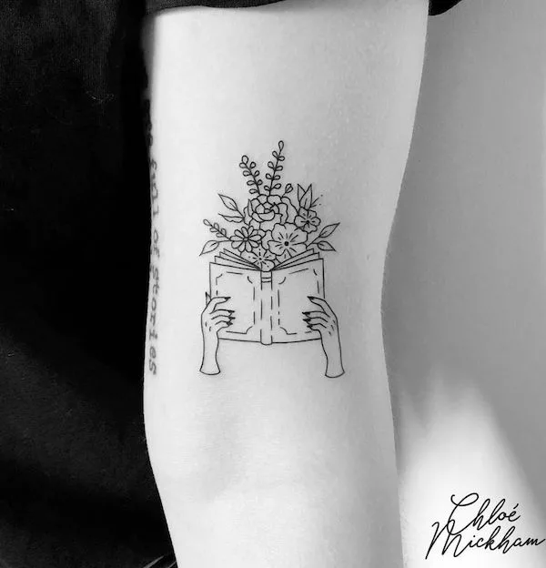 23 Awesome Tattoo Ideas for Book Lovers  StayGlam