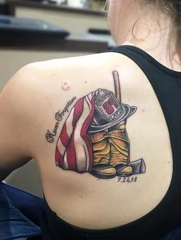 Stunning 23 Burning Hot Firefighter Tattoos You Need To See