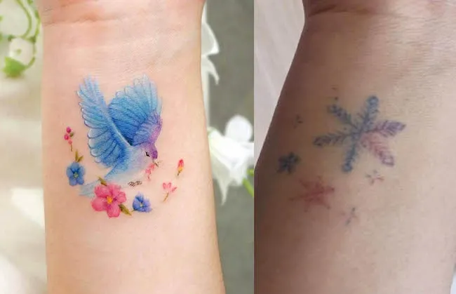 Amour Tattoo  Small flower scar coverup wrist matching tattoo Tattooed  by Cuong Tatt  Facebook