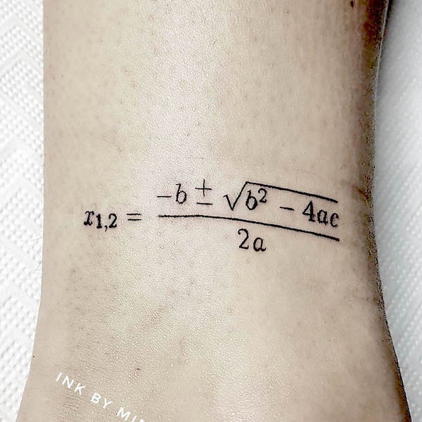 Math and Grammar Tattoo Meanings  CUSTOM TATTOO DESIGN