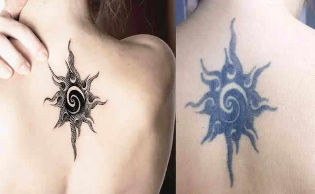 beautiful swirl tattoo retouch by @_nono_tattoo