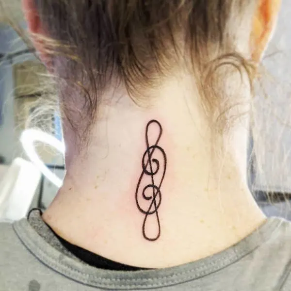 Best Music Tattoo Designs For Females  30 Music Note Tattoo ideas