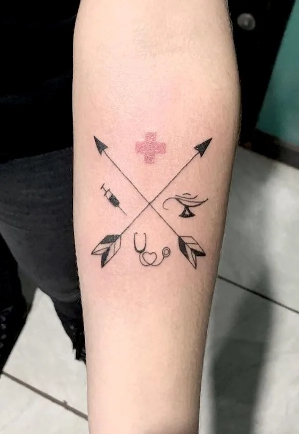 38 Beautiful Nurse Tattoos with Meaning - Our Mindful Life