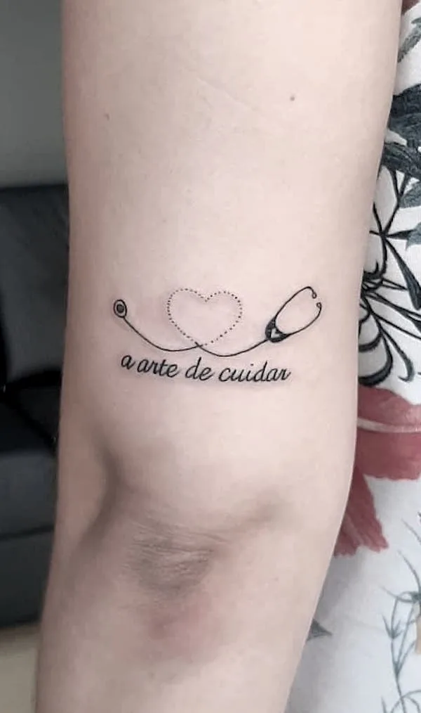 Listen to your heart tattoo by @drirequia