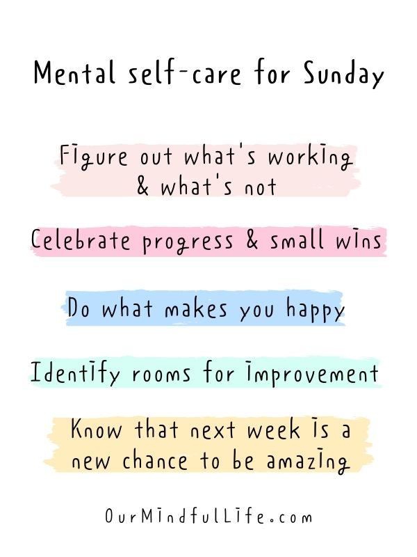 Mental self-care for Sunday - Sunday quotes and sayings