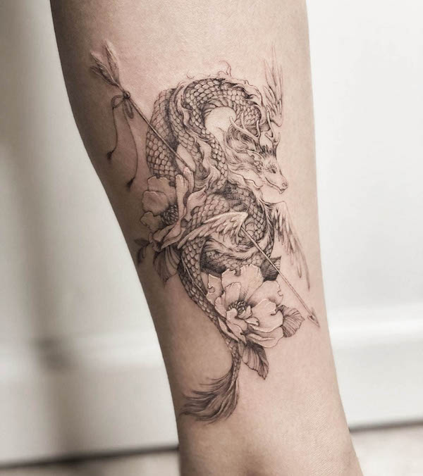 170 Dragon Tattoo Meaningful Ideas  Inspirations