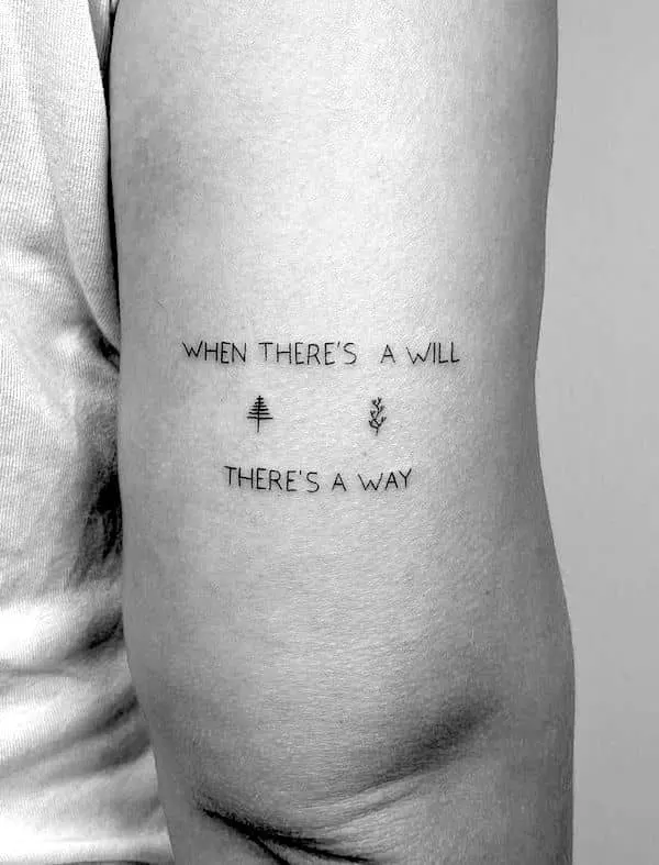 Wise words tattoos