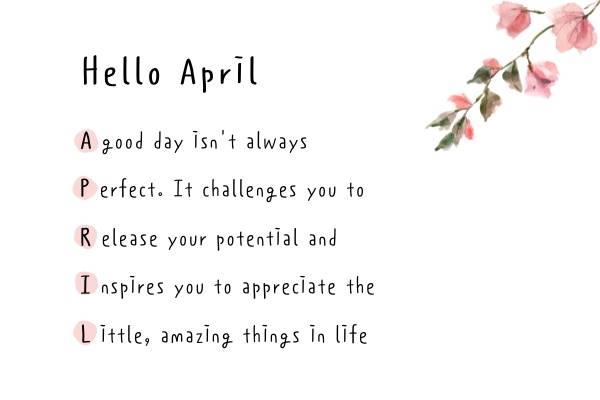April quotes and sayings