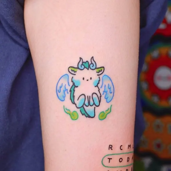 20 cute small dragon tattoos