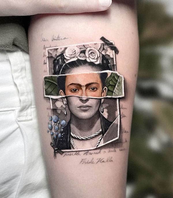 Frida Kahlo Tattoo  Tattoos Wizard