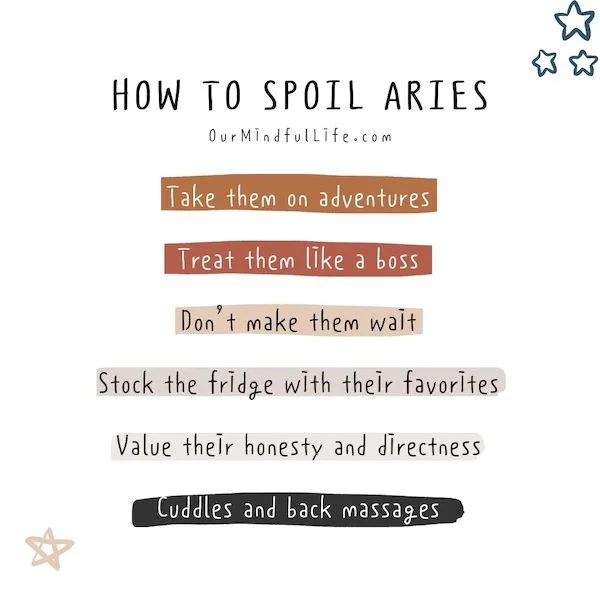How to spoil Aries - Aries facts and quotes