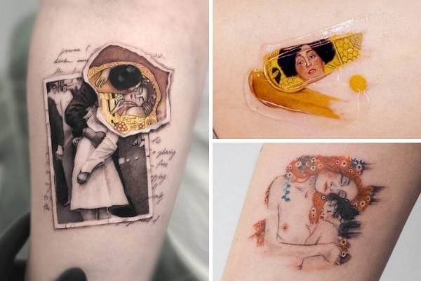 Gustav Klimt tattoos