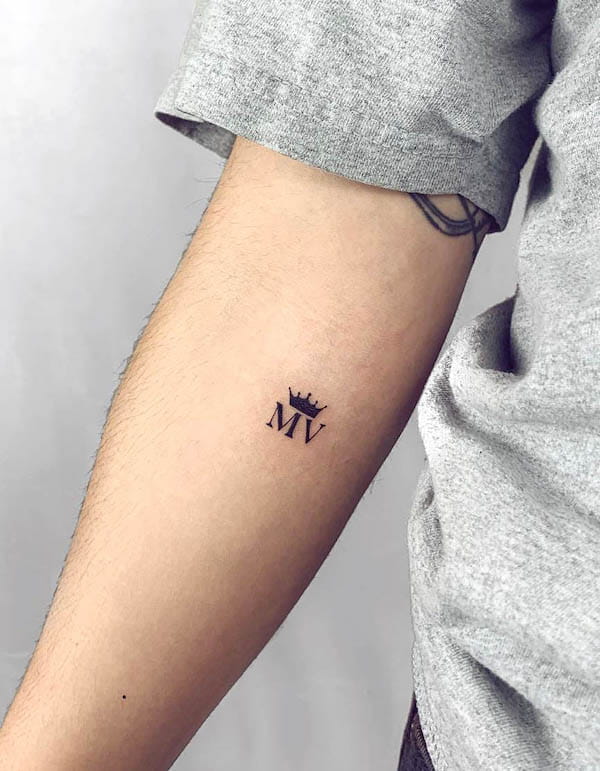 48 Unique Initial Tattoos For Wrist  Tattoo Designs  TattoosBagcom