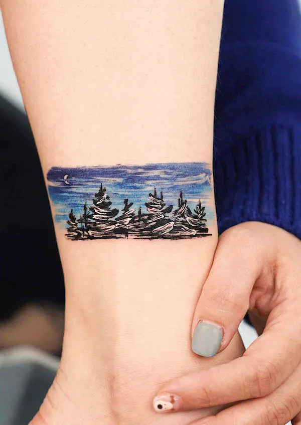 101 Amazing Pine Tree Tattoo Ideas Will Love  Tree tattoo Pine tree  tattoo Pine tattoo