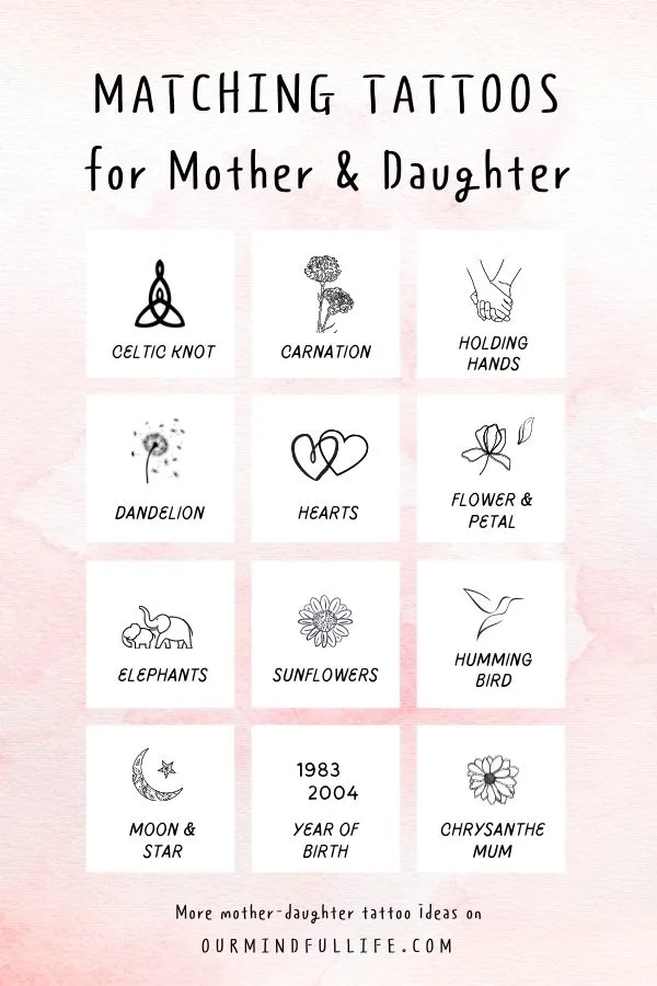 67 Mother-Daughter Tattoos That Melt Hearts 67 Mother-Daughter Tattoos That Melt Hearts