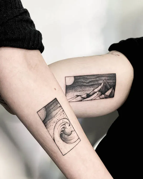 minimalist tattoos screamTikTok Search