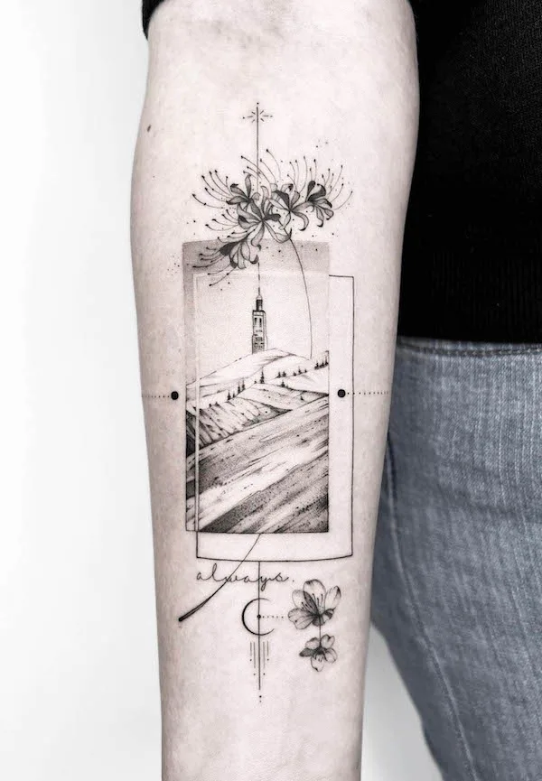 43 Unique Landscape Tattoos with Meaning - Our Mindful Life