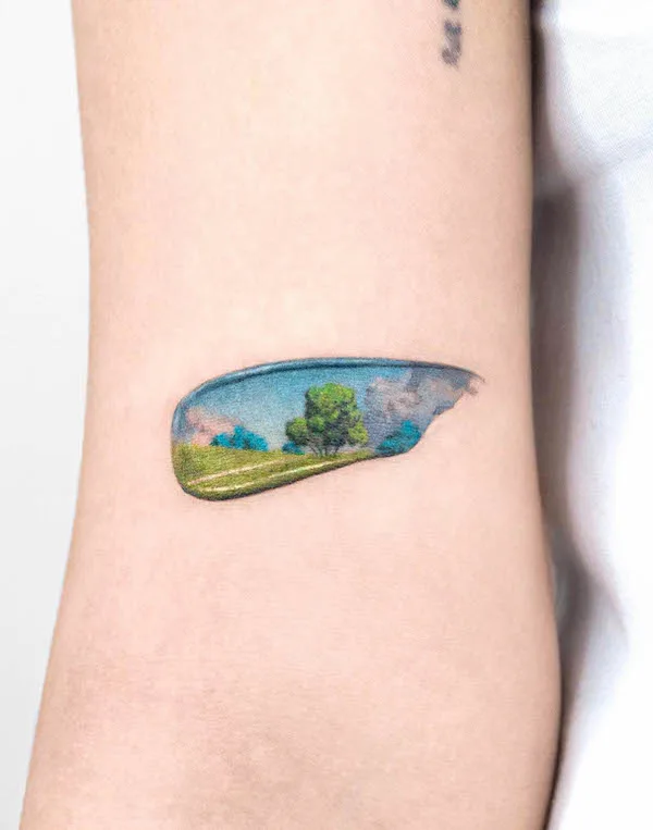 simple nature tattoo