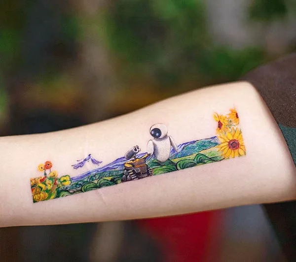 walle and eve tattoo coupleTikTok Search