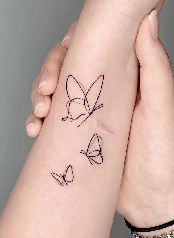 Butterfly and Vine Tattoo by mohee311 on DeviantArt