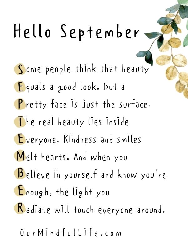 32 September Quotes To Fall In Love With The Month - Our Mindful Life