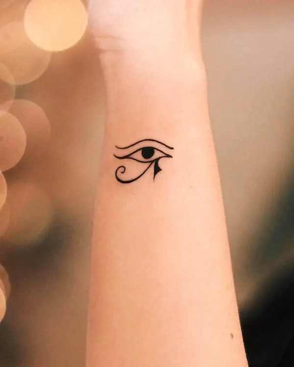 Tattoo uploaded by Daniel Panayotov  Eye of Horus  Tattoodo