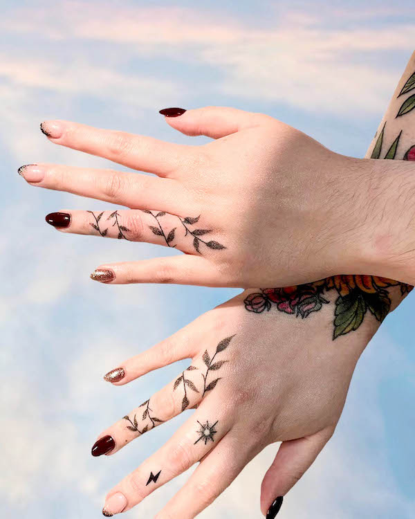 43 Cool Finger Tattoo Ideas for Women  StayGlam