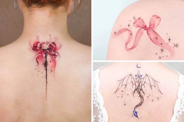 back tattoos for women