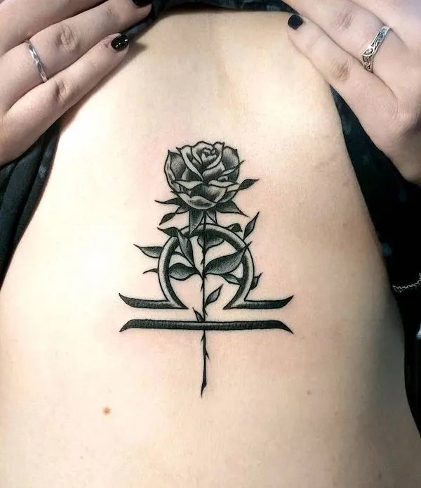 62 Elegant Libra Tattoos with Meaning
