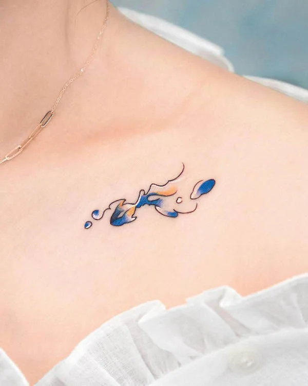 Dori cartoon tattoo by @eden_tattoo_