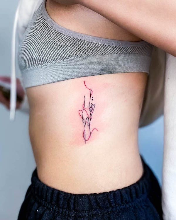 Cute side tattoos for females