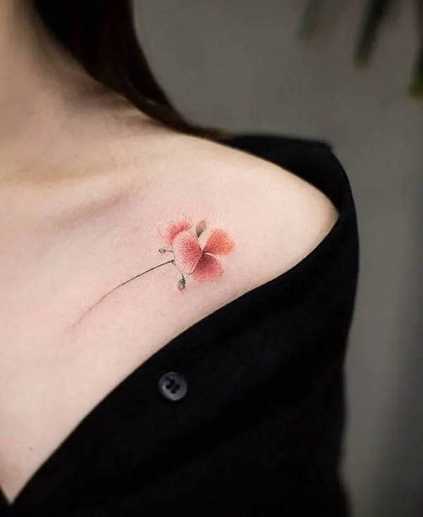 Hydrangea flower tattoo by @newtattoo_franky