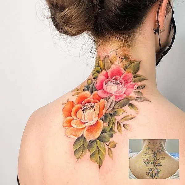 Cover up neck tattoo by Oliver Whiting  Tattoogridnet