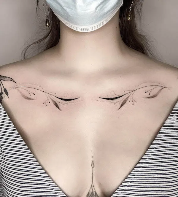 Best Collar Bone Tattoos For Unique Design Inspiration