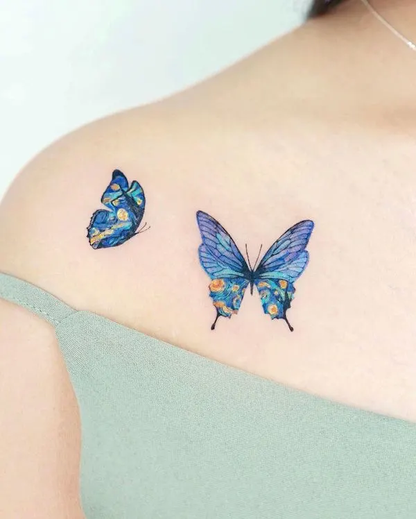 100 Unique Butterfly Tattoo Ideas Best Butterfly Tattoos  The Trend Scout