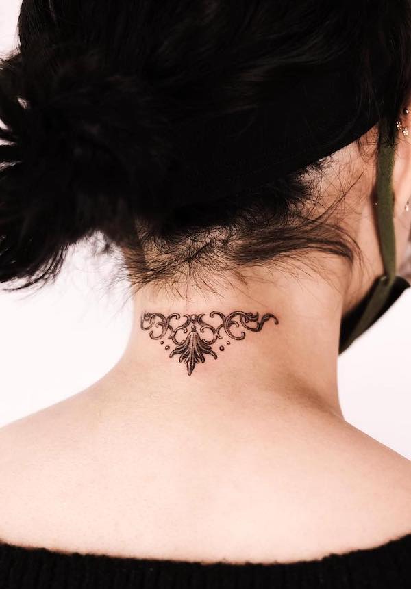 Katya Elise Henry Cross Neck Tattoo | Steal Her Style
