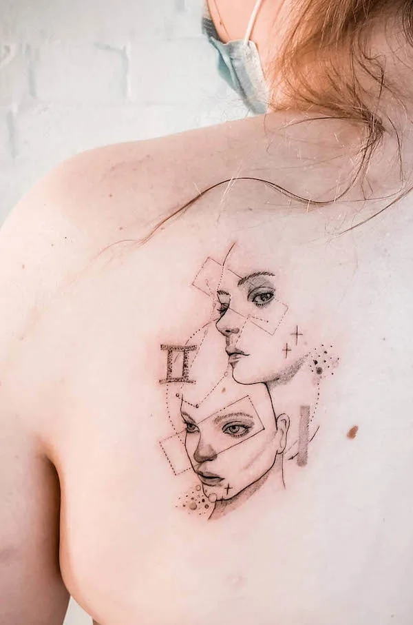 60 Best Gemini Tattoo Design Ideas 2023 Updated  Saved Tattoo