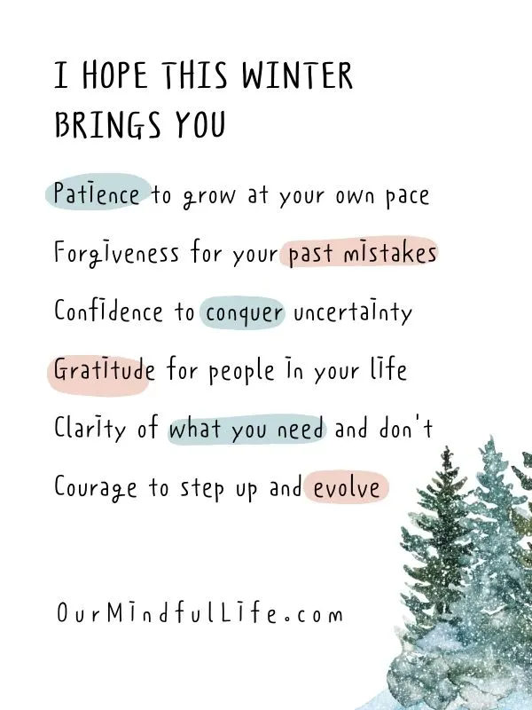 Inspiring winter quotes