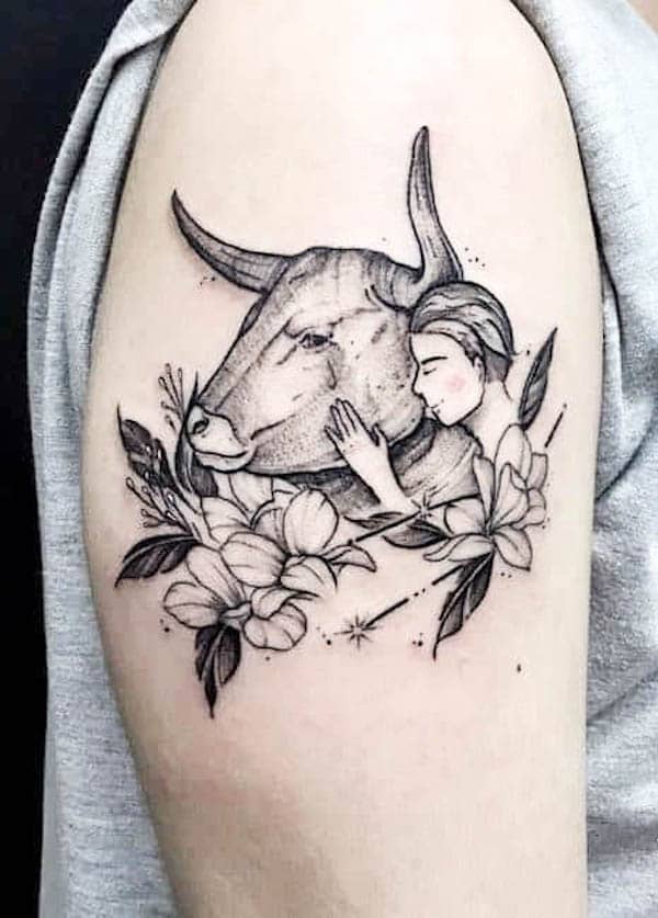 52 Gorgeous Taurus Tattoos with Meaning - Our Mindful Life 52 Gorgeous Taurus Tattoos with Meaning - Our Mindful Life