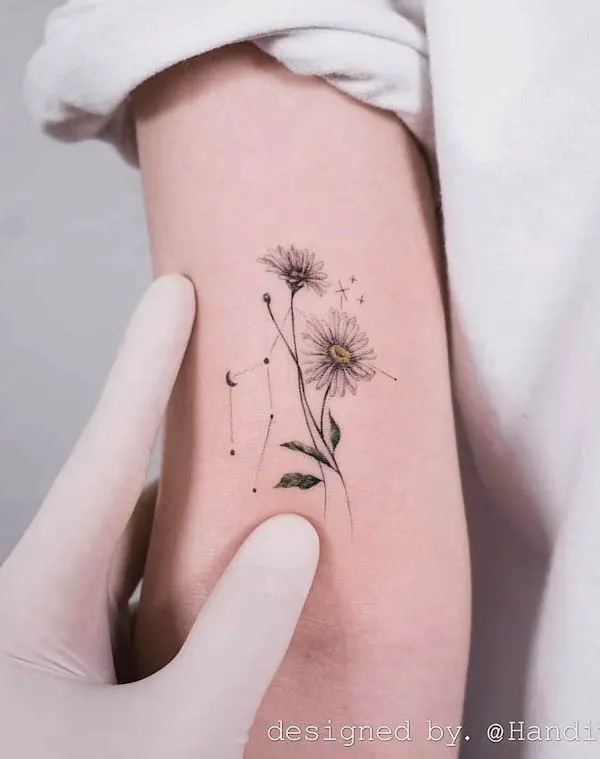 62 Flowers Star Tattoo Ideas With Meanings