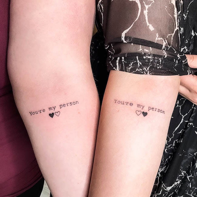 My person _ best friend tattoo by @myrk.ink_
