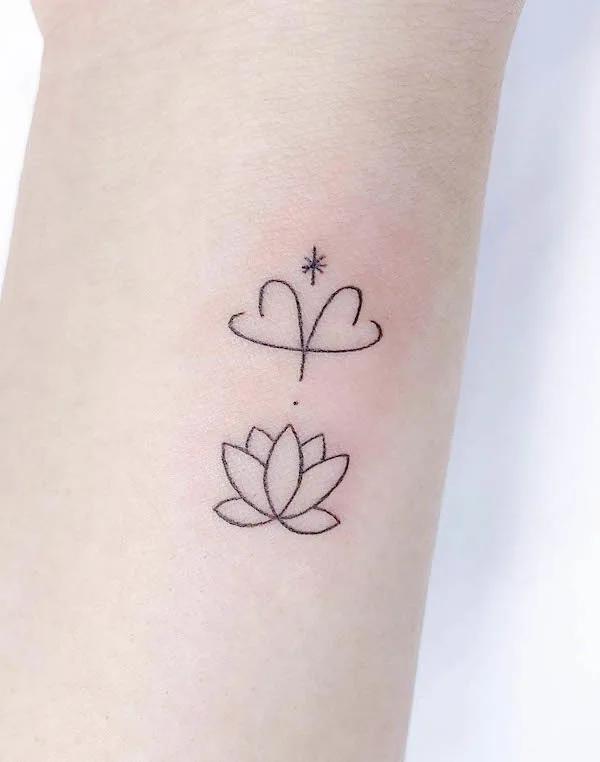 Floral Wrist Tattoo Design, Small Tattoo, Commission, Line Art Modern  Minimalist Floral Feminine Tattoo, Elegant Floral Tattoo Drawing - Etsy