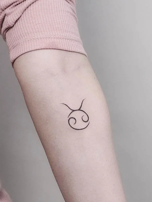 50 Taurus Tattoo Designs And Ideas For Women With Meanings