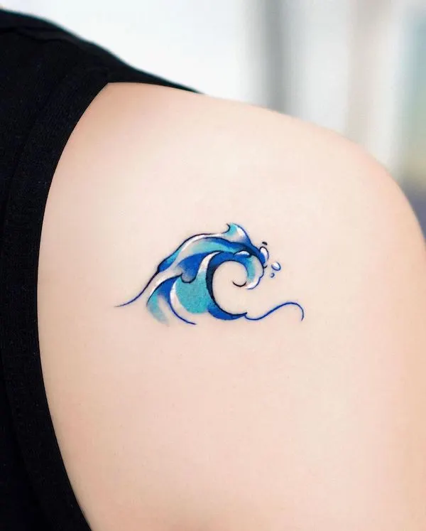 Wave Tattoos  40 Attractive  Lovely Tattoo designs  ideas